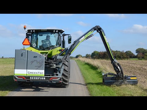 Effiziente Landschaftspflege mit Mulchausleger | GreenTec Scorpion 630 PLUS