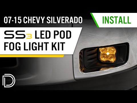 NEW! 07-15 Chevy Silverado SS3 Fog Light Kit Install | Diode Dynamics
