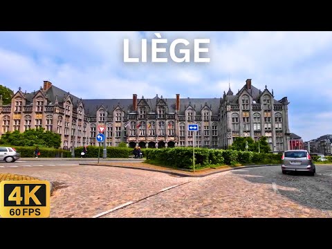 Driving in LIÈGE Belgium 🇧🇪 | Immersive City Tour in 4K 🚗