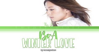 BoA (ボア) - Winter Love (Color Coded Lyrics Kan/Rom/Eng)
