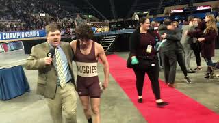 Augsburg's David Flynn, 3/19/19