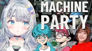 【Machine Party】友情崩壊ゲームでも仲良くできるよね…w/ドンピシャ・ぺちゃんこ・三田寺理紗【杏戸ゆげ/ななしいんく】