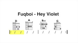 Hey Violet  - Fuqboi (Explicit) Play Along
