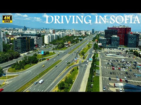 Driving in Sofia (София), Bulgaria - 4K UHD - Driving Tour - Explore Sofia