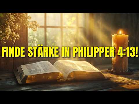 Entdecke die Kraft von Philipper 4:13 mit diesem Gebet