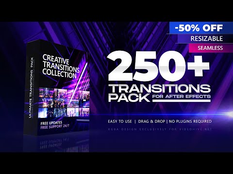 Seamless Resizable Creative Transitions Pack [ for Impressive Slideshow and  Event Promo ]