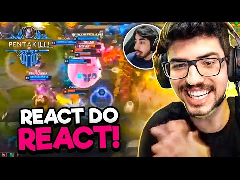O DIA QUE O BAIANO QUASE FOI DE BASE! REAGINDO AO REACT DO CBLOL!