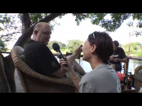 The team arrive in Zambia and prepare for Day 1 | Red Nose Day 2013