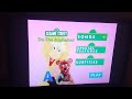Sesame Street Do The Alphabet 1996 Dvd Menu