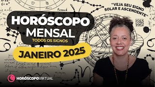🌟 Horóscopo Mensal Janeiro 2025 para TODOS OS SIGNOS! 🌟