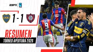 Boca Juniors and San Lorenzo drew in the clásico at La Bombonera | Boca 1-1 San Lorenzo | Highlights