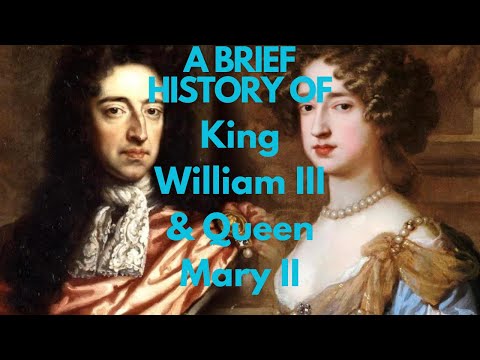 A Brief History of William III & Queen Mary 1689-1702