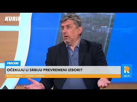 "ONAJ KO BI RAZGOVARAO SA VUČIĆEM ODMAH BI BIO 'NJEGOV' ČOVEK" Radun o mogućnosti prevremenih izbora