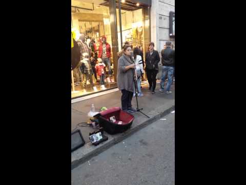 Artisti di strada. Roma. Via del Corso