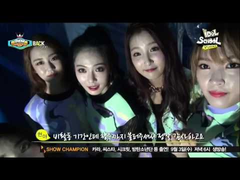 140830 4Minute - Show Champion Back Stage