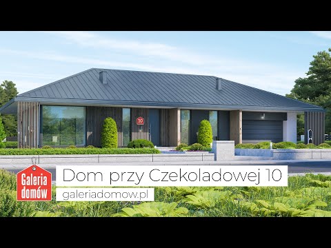 Projekt domu przy Czekoladowej 10 - GaleriaDomow.pl