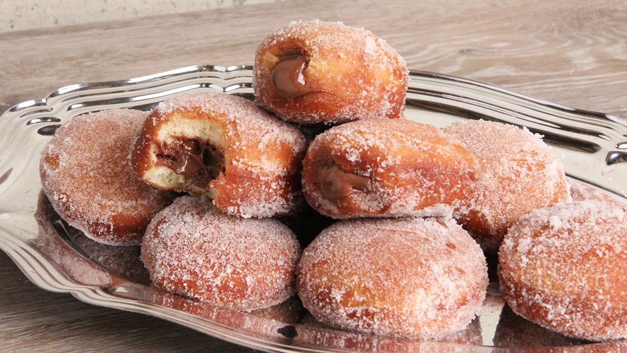 Bomboloni | Nutella Stuffed Italian Donuts | Episode 1132