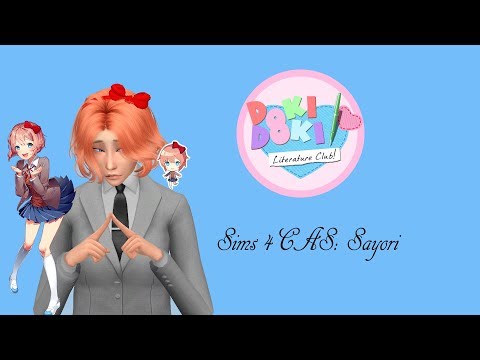 Sims 4 CAS: Sayori from Doki Doki Literature Club