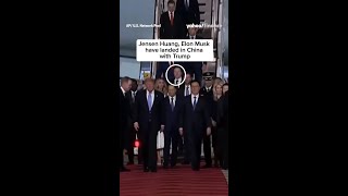 Download lagu Elon Musk and Jensen Huang caught a ride on Air Force One to China. 🛬 🇨🇳 mp3