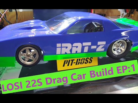 Losi 22s Roller 13.5 IROC-Z Drag Car Build Drop and Run ep.1