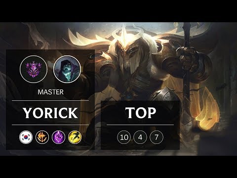 Yorick Top vs Renekton - KR Master Patch 9.2