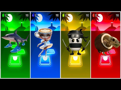 TRALALERO TRALALA vs Ballerina Cappuccina vs Cappuccino Assasino vs BRAINROT EXTINCTION 🎶 Tiles Hop