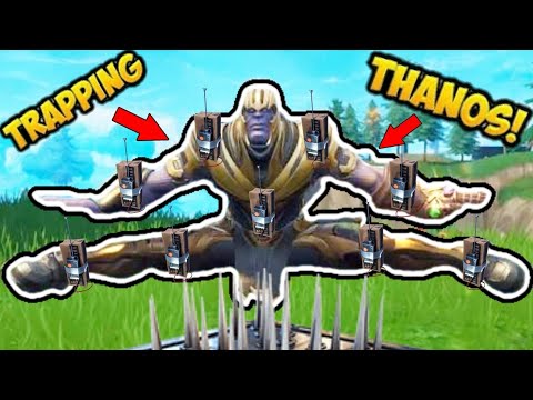 KILLING THANOS WITH A TRAP! - Fortnite Funny Fails,Troll and WTF Moments