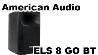 Video thumbnail for WIRELESS DJ SPEAKER! - American Audio ELS GO 8 BT Review by Gear It First