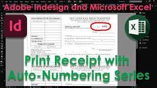 Download the video "Receipt (OR) Auto Numbering / Auto Increment Using Microsoft Word and Microsoft Excel"