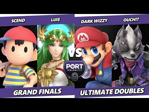 Port Priority 9 GRAND FINALS - Scend & Lui$ Vs. Dark Wizzy & Ouch!? - Smash Ultimate - SSBU