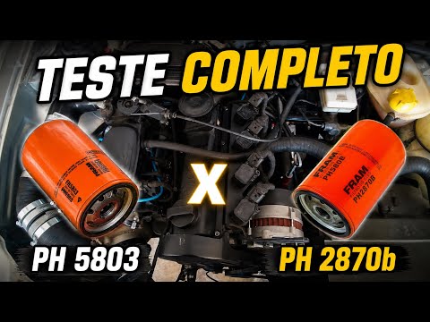 Qual o Melhor Filtro de Óleo para Motor AP? | Fram PH2870B ou PH5803? Teste Completo de Pressão