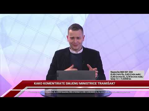 TV REPLIKA 12.01.2023. - KAKO KOMENTIRATE SMJENU MINISTRICE TRAMIŠAK?