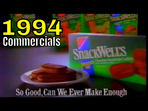 1994 TV Commercials One Half Hour Of Vintage Ads