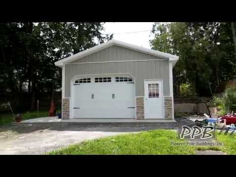 20’ W x 24’ L x 10’ 4” H (ID# 454) - Residential Pole Building