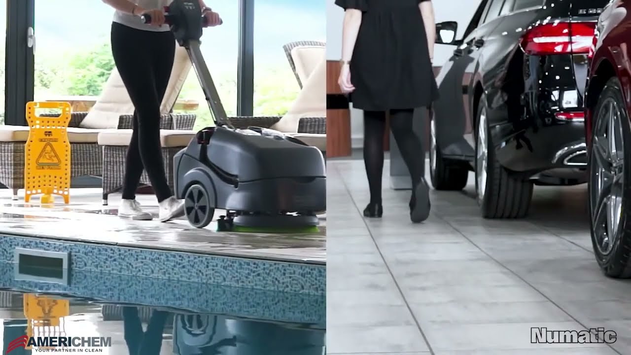 NaceCare TGB 516NX Cordless Floor Scrubber – Compact, Efficient Cleaning Solution