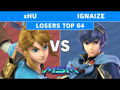 MSM Online 33 - xHu (Link) Vs. Ignaize (Marth) Losers Top 64 - Smash Ultimate