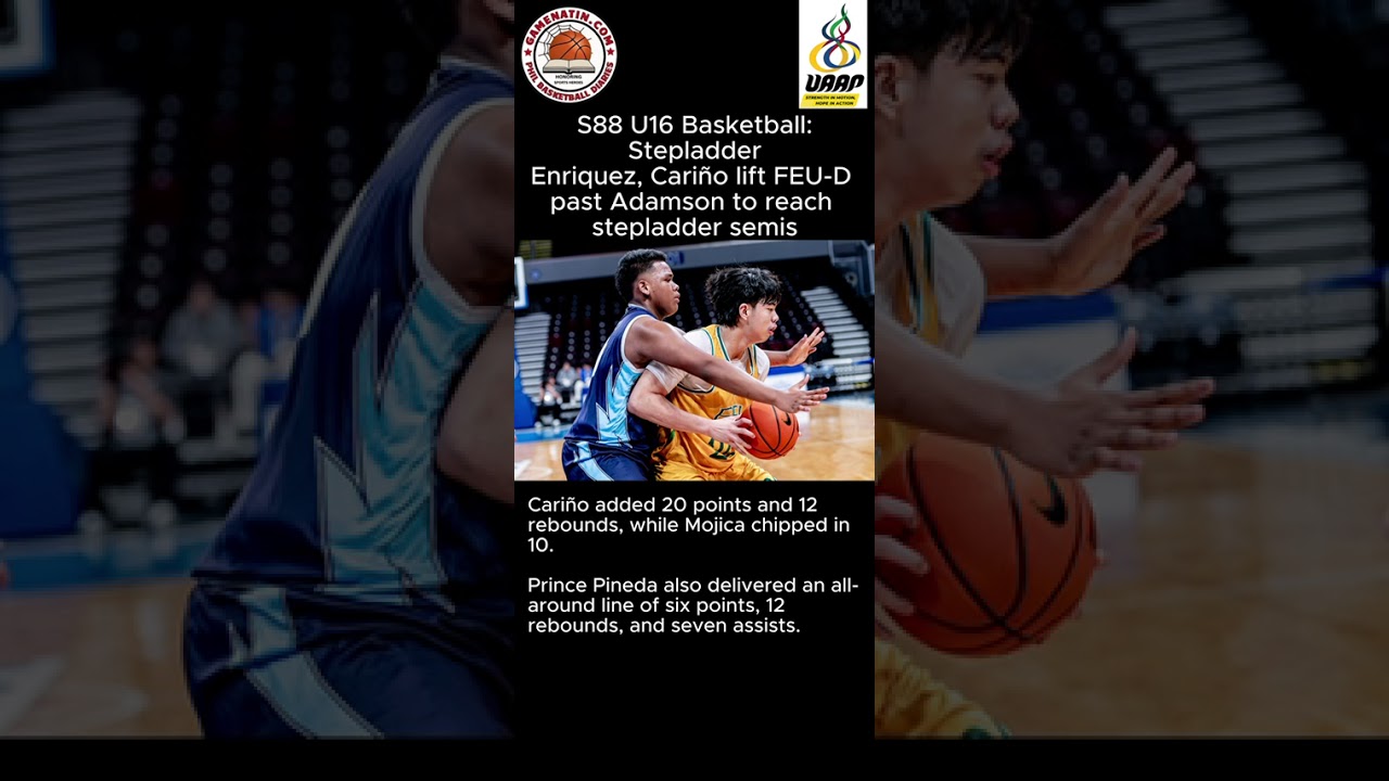 UAAP U16 Basketball: Dwyne Enriquez, Prince Carino lead FEU to wire-to-wire Final 4 win vs Adamson