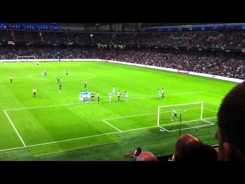 Del Piero Free Kick Man City v Juventus 30th September 2010