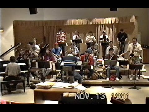 1991 One O'Clock Lab Band in rehearsal