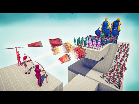GODS ARMY vs 100x UNITS - Totally Accurate Battle Simulator TABS
