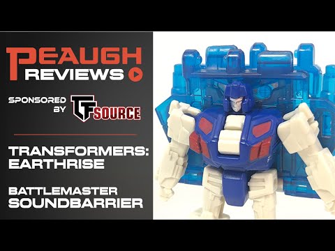 Video Review: Transformers: Earthrise - Battle Master SOUNDBARRIER