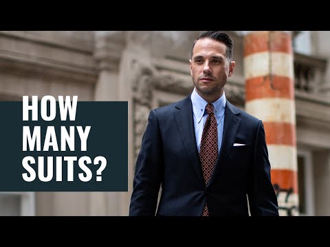 YouTube video about: How many suits should a man own?