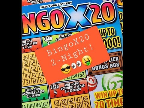 BingoX20 2Night! Lets Go NYC! #lottomanny #scratcher #nyscratchoff