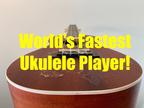 WORLD'S FASTEST UKULELE PLAYER! -by Pismo