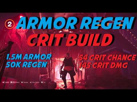 *BEST SOLO HYBRID BUILD*  | Armor Regen Crit Build | The Division 2 PVP/PVE Build & Gameplay