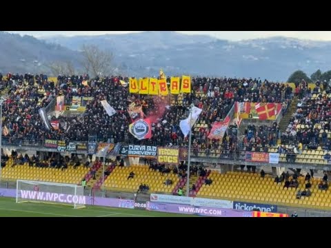 Ultras Benevento at home against Casarano, January 17, 2026