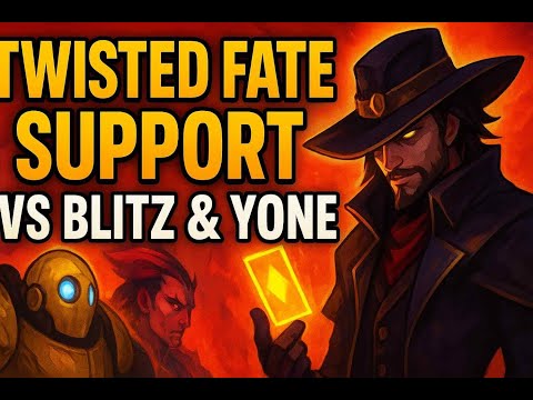 TWISTED FATE SUPPORT Is DISRESPECTFUL 😈 | Styling on Blitz & Yone