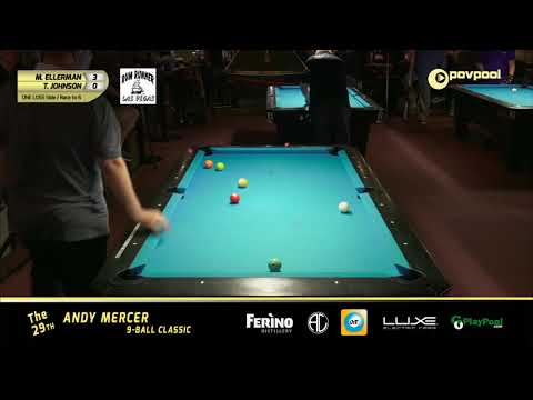 #13 - 2019 Andy Mercer 9-Ball Classic / Mitch ELLERMAN vs Tinsley JOHNSON