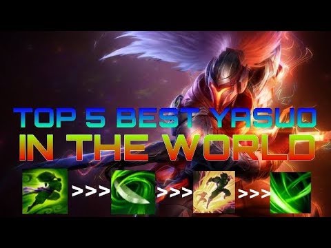 TOP 5 Best Yasuo In The World - TheWanderingPro,Yasuicide,VoyBoy,ArKaDaTa,Yassuo ( 2019 )