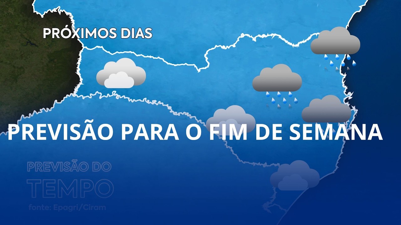 No final de semana o sol aparece pouco em Santa Catarina e o frio estará em destaque